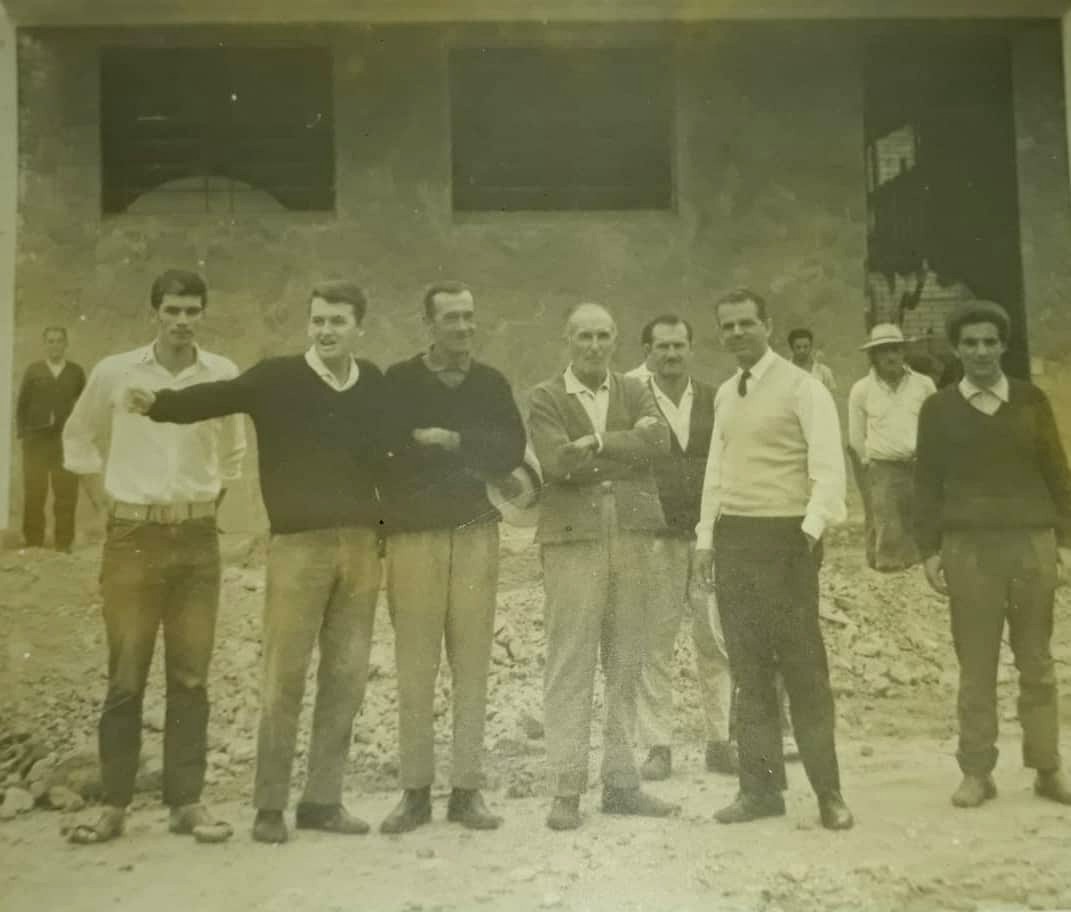 Cooperativa Agropecuária de Duas Barras em construção, 1970